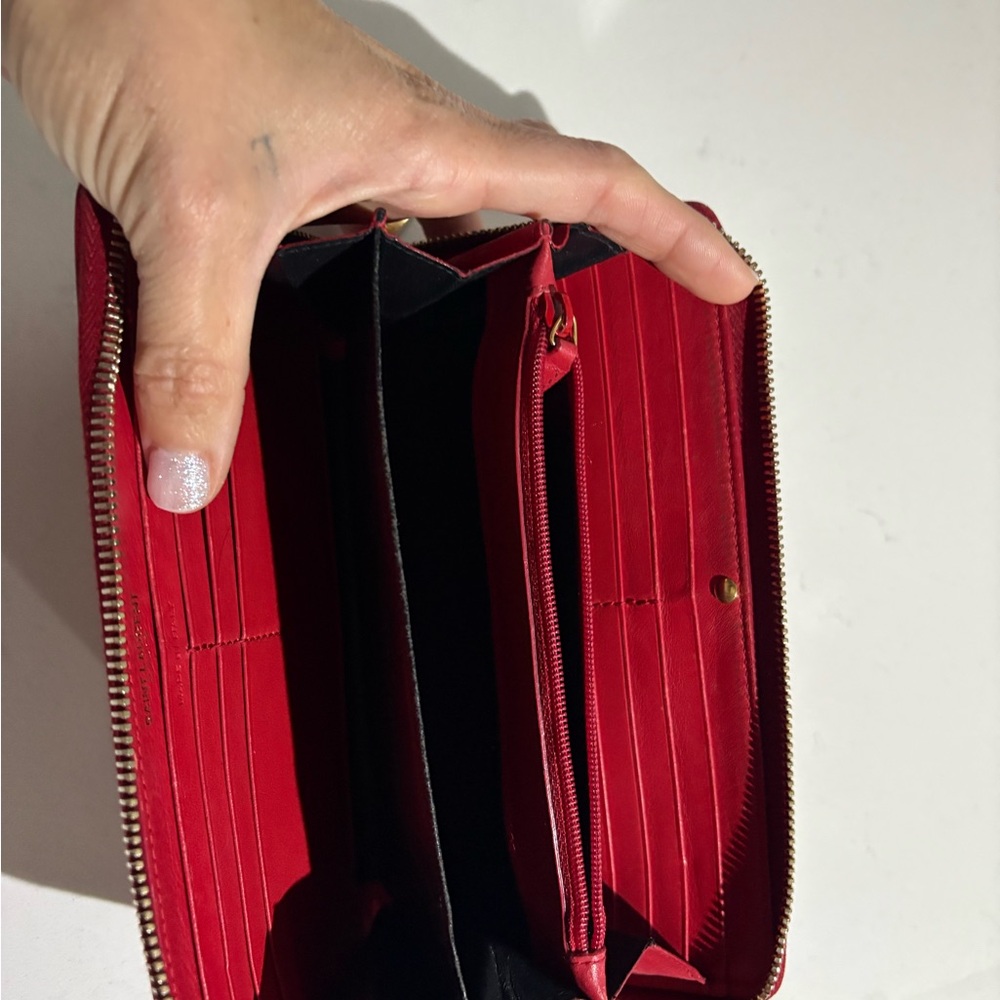 YSL SAINT LAURENT wallet rojo - Picture 4 of 12
